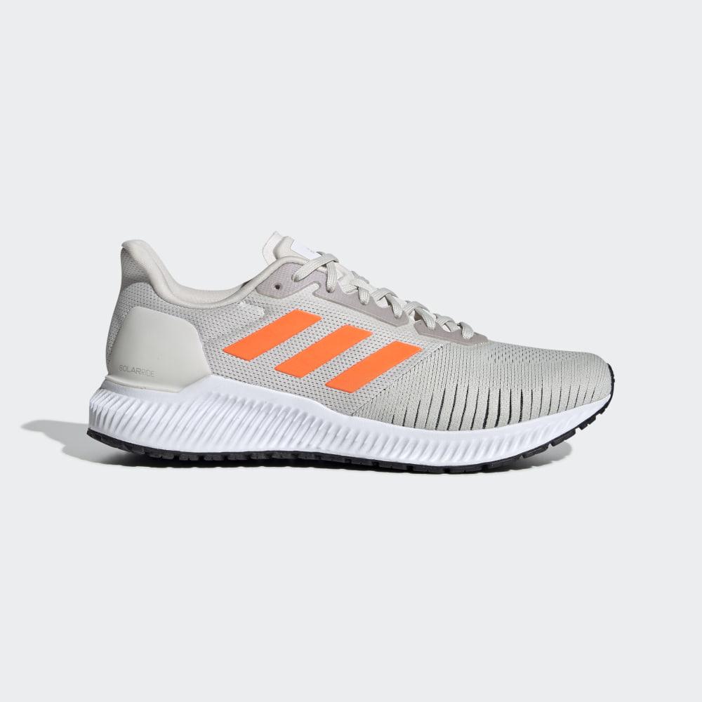 Adidas Solar Ride Hrvatska - Muške Tenisice Za Hodanje - Bijele/Narančaste (QFAWSX042)